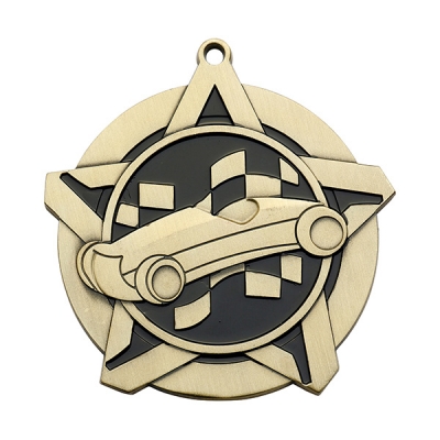 Pinewood Derby Super Star Medal image