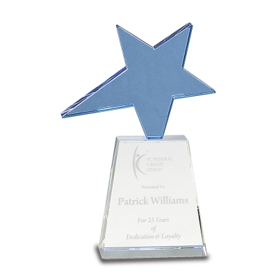 Blue Star Crystal Award image