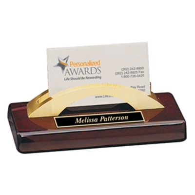Rosewood Business Card Holder image