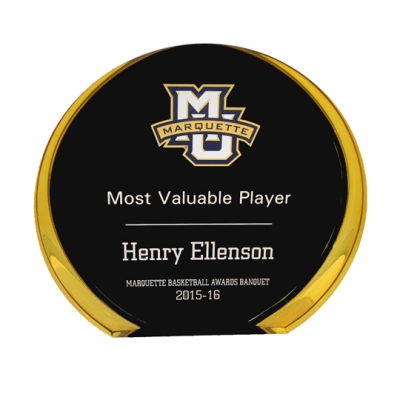 Gold Edge Round Acrylic Award image