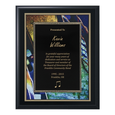 Black Artistic Plaque image
