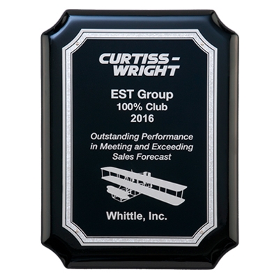 High Gloss Black Plaque image