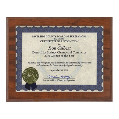 Slide in Certificate Holder image
