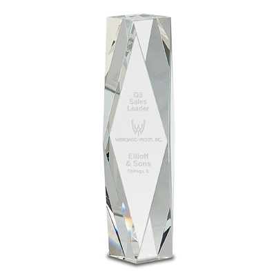 Standing Crystal Tower Award image