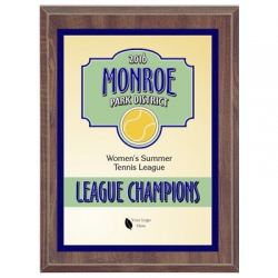 Spartan Tennis Sport Plaque