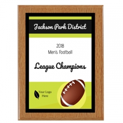 Islander Football Sport Plaque